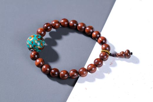 DQ0075°海南黄花梨/非遗大漆珠 商品图0