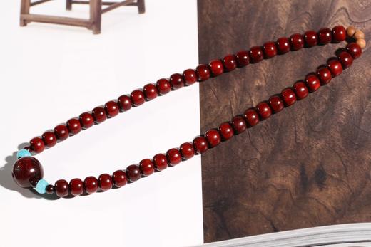 XYZT0250小叶紫檀（搭六净珠）6mmx7mmx48粒 商品图2