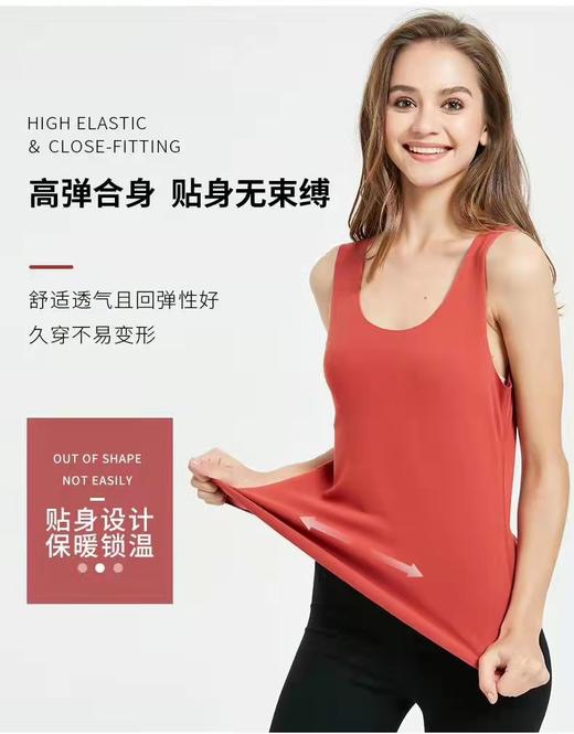 竹纤维女士羊毛背心2137 商品图0