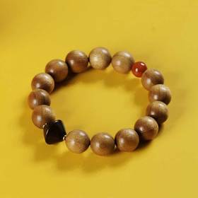 JSNM0041°金丝楠木女款手串1.2*14