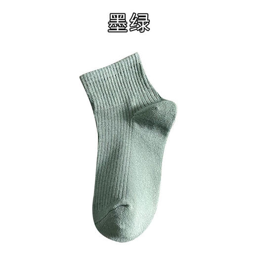 【5双装 柔软优质棉】男袜秋季新款中筒袜 ins日系袜子时尚高橡筋吸汗运动袜男士短袜 商品图9