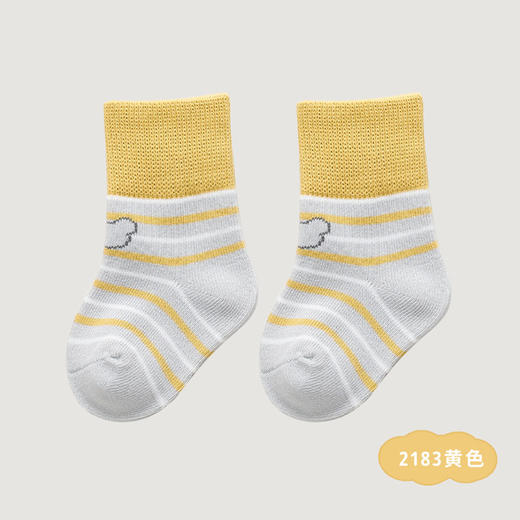 【5双装 | 25色可选】A类婴儿袜子秋冬新品卡通新生儿宝宝袜 纯手工缝头地板袜儿童袜子 商品图9