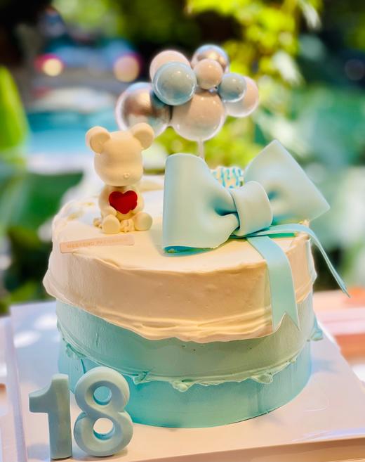 蓝色蝴蝶结 商品图2