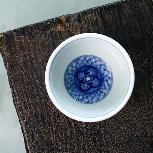 青花珐琅彩如意缸杯 商品图4
