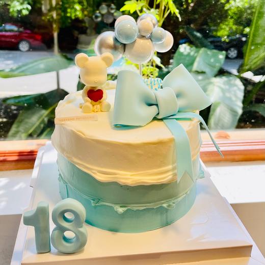 蓝色蝴蝶结 商品图0