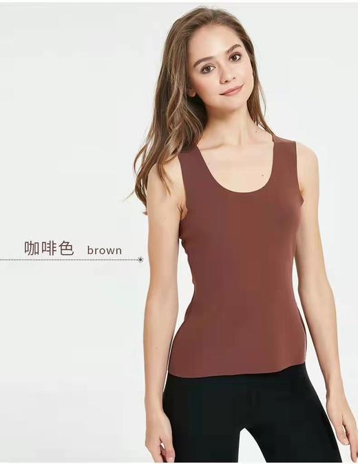 竹纤维女士羊毛背心2137 商品图2