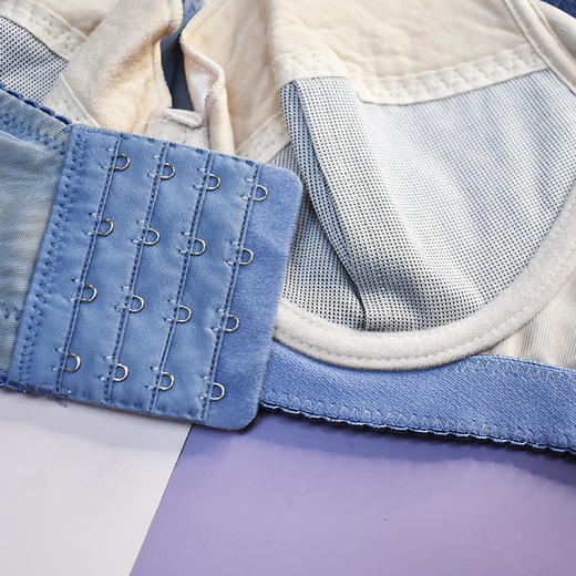 皇家丽美大胸显小有钢圈蕾丝纱调整型文胸W13-1 商品图5