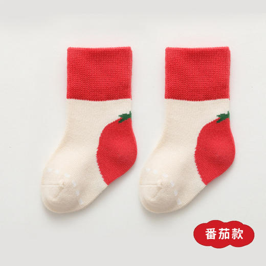 【5双装 | 25色可选】A类婴儿袜子秋冬新品卡通新生儿宝宝袜 纯手工缝头地板袜儿童袜子 商品图4
