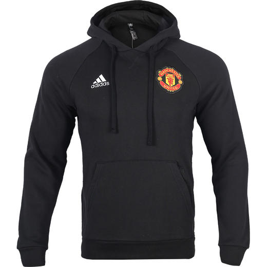 ADIDAS阿迪达斯曼联足球运动休闲套头连帽成人卫衣男GR3909 商品图4