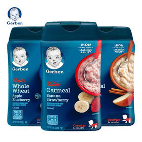 Gerber嘉宝 3段香蕉草莓谷物燕麦米粉227g
