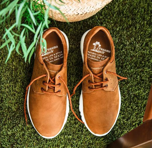 #最后一双特价40码#西班牙原产男士超舒适皮质休闲鞋褐色JUC3 商品图4