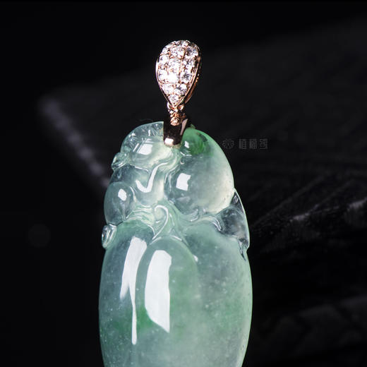 【寿喜圆满】飘绿灵猴献寿坠-GZ12108138 商品图1
