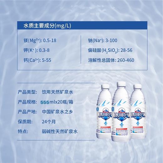 【冰川时代矿泉水-555ml/瓶 】  无糖无气 便携装饮用水  整箱20瓶 商品图1