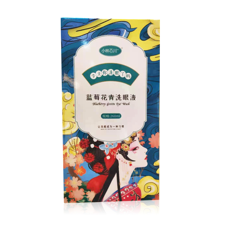小林百川蓝莓花青洗眼液260ml