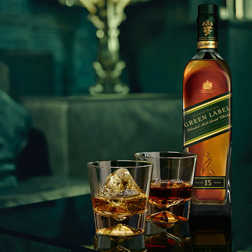 尊尼获加绿牌绿方15年威士忌750ml正品johnnie walker