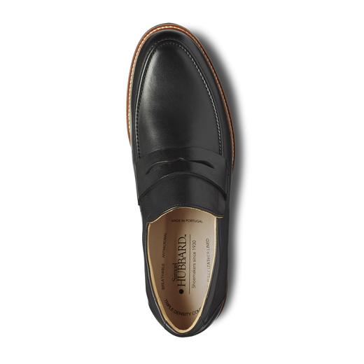 限时特价——葡萄牙原产手工制作高品质超舒适男士好运乐福鞋黑色M2180（超轻款） 商品图2