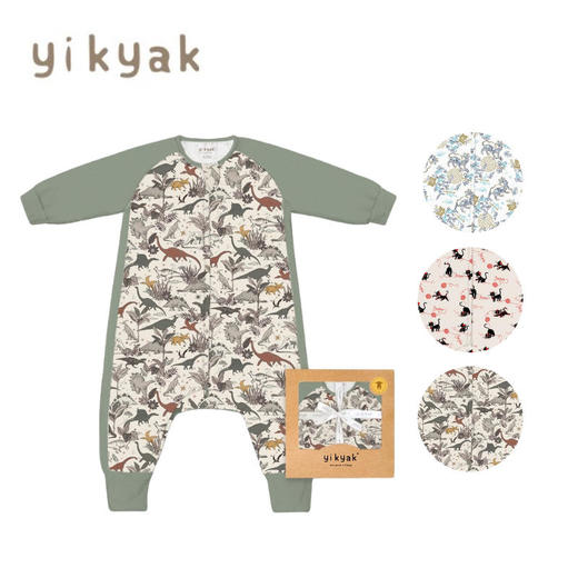 yikyak2.5tog薄夹棉长袖侧拼睡袋秋季新款婴儿童新生儿防踢被 商品图0