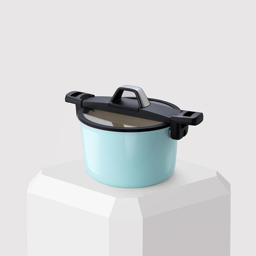 ABS爱彼此 马卡龙星球陶瓷防粘微压锅（6L） 商品图4