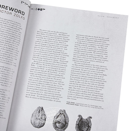 【中商原版】异形2契约 原画手稿 Alien Covenant Davids Drawings 英文原版 Dane Hallett Matt Hatton 商品图4