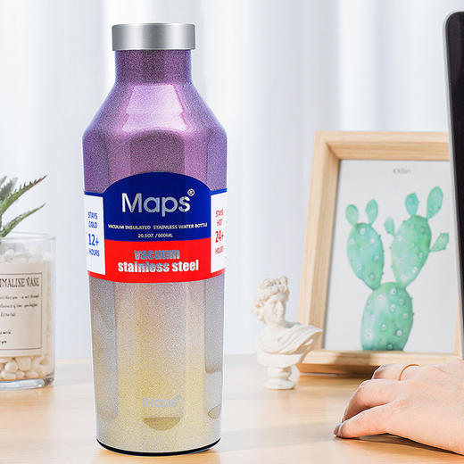MPS（美派斯）六边形保温杯YD23-600 时尚运动型保温杯600ml 商品图2