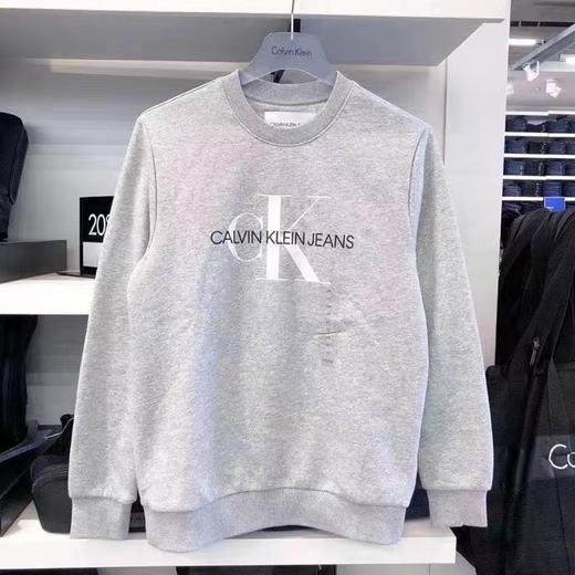 🇺🇸399！Calvin Klein/CK 新品男士字母Logo休闲圆领套头卫衣 商品图2