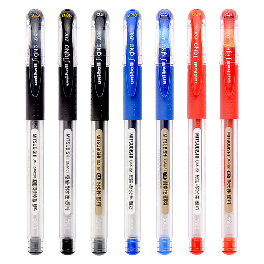 三菱UM-151拔盖中性笔0.5/0.38 商品图1