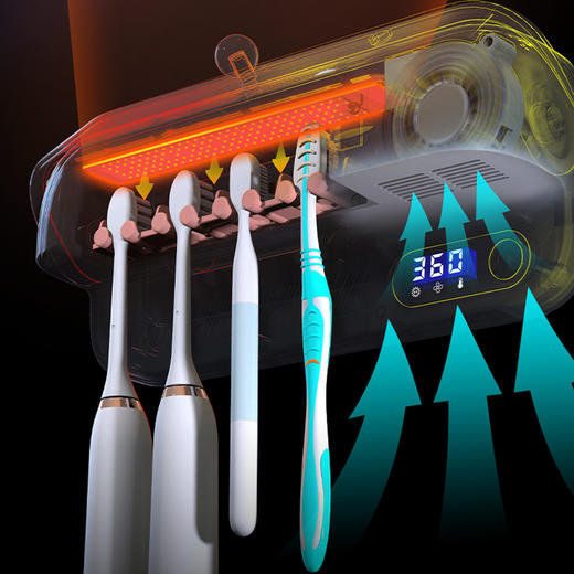 百事得牙刷烘干杀菌器紫外线牙刷烘干器 XD006 商品图2