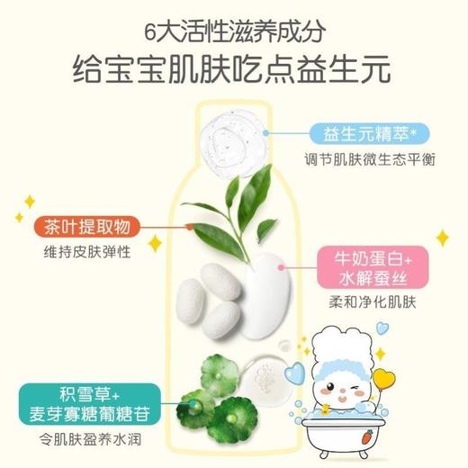 【假日洗护】350ml英氏一之可爱儿童奶泡洗发沐浴慕斯（桃气满满） 商品图3