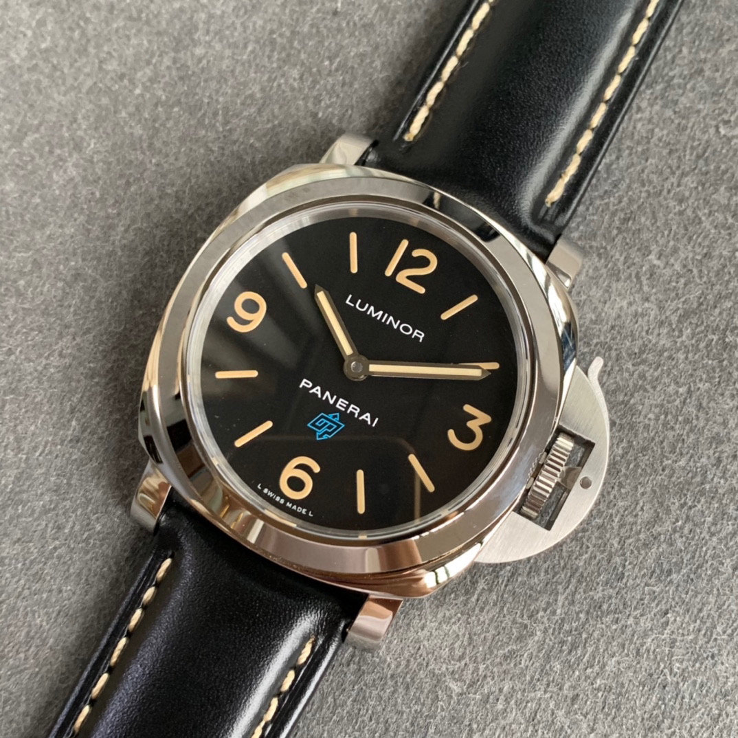 hw沛纳海腕表pam634 搭载改6497手动上链机械机芯