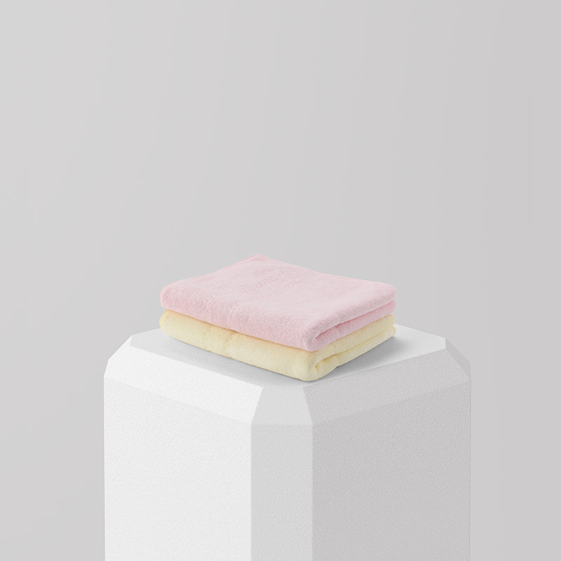 ABS爱彼此 弹芯科技乳胶亲肤洗脸巾 2条装