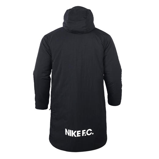 NIKE/耐克FC足球运动休闲保暖连帽成人中长棉服男DJ0992010 商品图1
