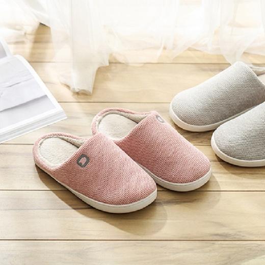 ABS爱彼此 弹芯科技毛绒家居拖鞋 商品图2