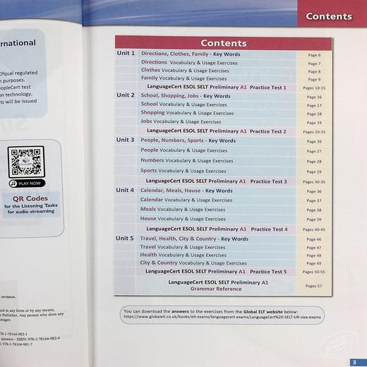 Success at LanguageCert A1 ESOL SELT GLOBAL ELT出版 成功国际语言认证考试少儿A1 ESOL 自学套装 7-12岁 商品图3