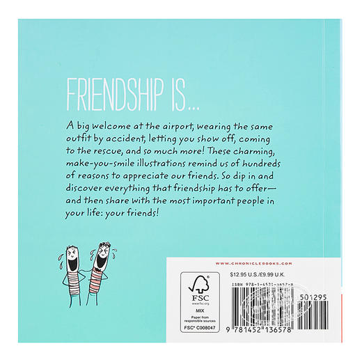 【中商原版】友谊是：500个理由 英文原版 Friendship is...: 500 Reasons to Appreciate Friends 商品图1