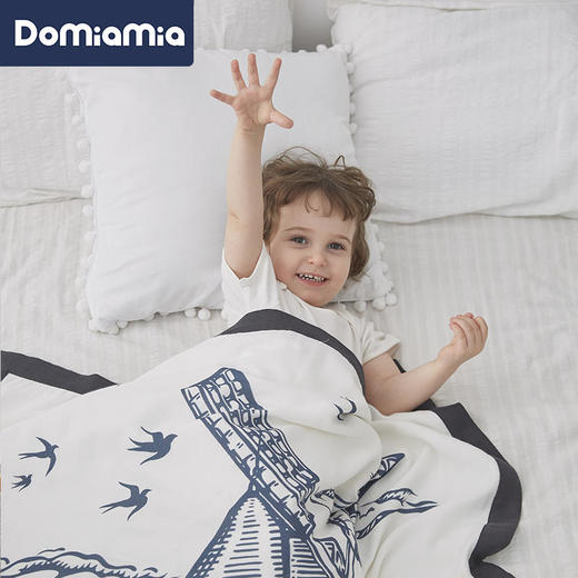 Domiamia 四层纱布局印盖毯限量版110*140cm【哆咪伢】 商品图0