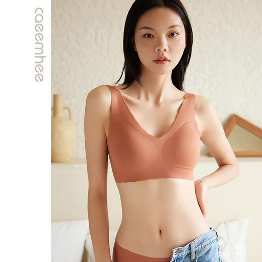 卡益无尺码内衣文胸深V小浪花KB2107&KU02108无痕内裤 商品图4