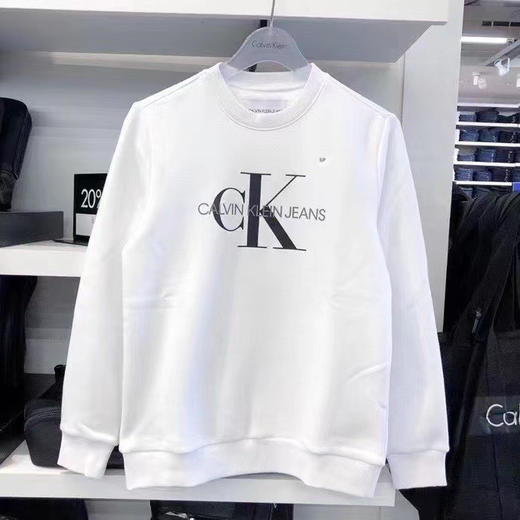 🇺🇸399！Calvin Klein/CK 新品男士字母Logo休闲圆领套头卫衣 商品图1