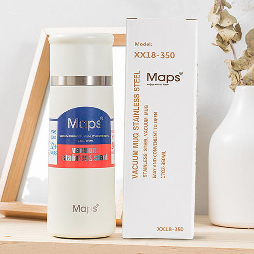 美派斯时尚保温杯 304不锈钢内胆350ml500ml多规格XX18系列保温杯 商品图7