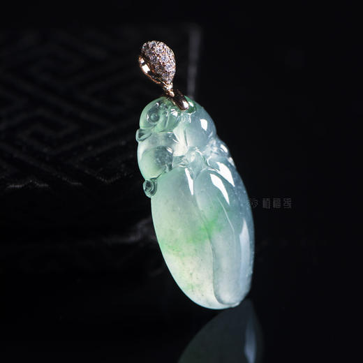 【寿喜圆满】飘绿灵猴献寿坠-GZ12108138 商品图2