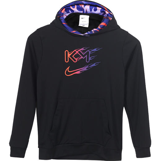 NIKE/耐克姆巴佩青少年足球运动连帽卫衣男DA5613010 商品图4
