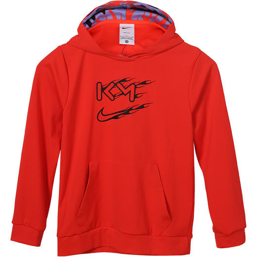 NIKE/耐克姆巴佩青少年足球运动连帽套头卫衣男DA5613635 商品图4