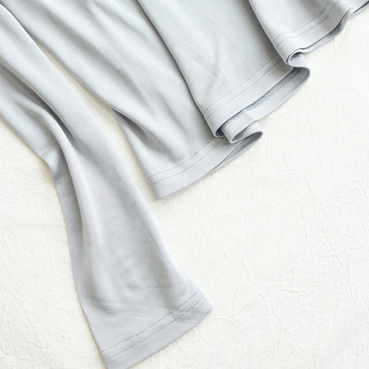 TG-TG03S167 秋冬真丝长袖V领打底衫 桑蚕丝内搭保暖上衣长袖 商品图3