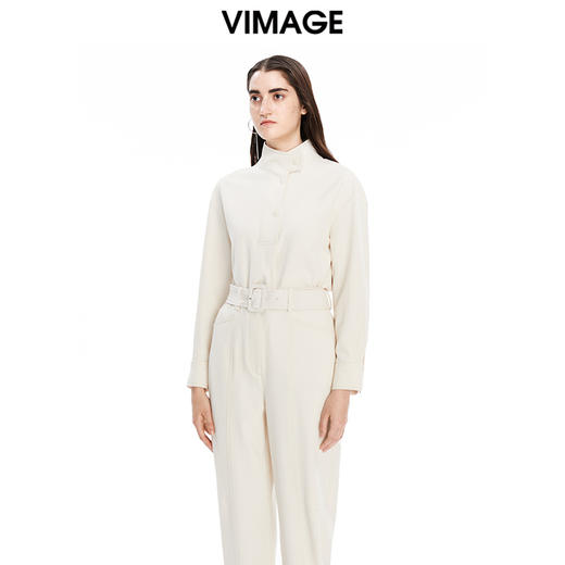 VIMAGE纬漫纪秋冬新款女装个性时尚宽松立领简约小上衣V1613206 商品图1