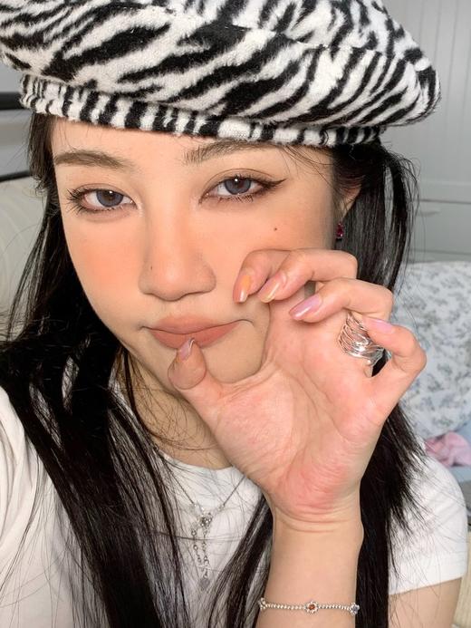 零零同款OrangeCaramel橘子焦糖 美瞳 奶酒蓝灰「555」/奶酒深棕 0-800度 商品图13