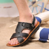 【服饰鞋包】夏季男士凉鞋休闲防滑沙滩鞋男头层牛皮拖鞋 商品缩略图2
