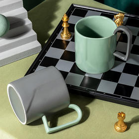 JOYYE卓艺多维空间陶瓷杯TMC0120049水杯男办公室女简约咖啡杯马克笔