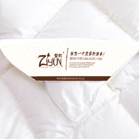 【紫韵家纺】卡罗琳塞鹅绒被白色皮质软包