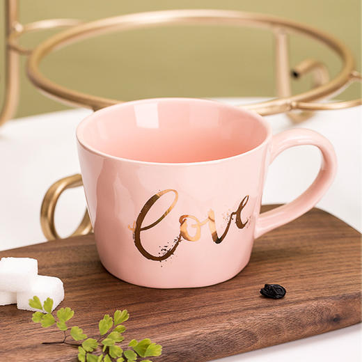 JOYYE卓艺单品悦己杯TFC0118015咖啡杯喝水杯子小精致欧式小奢华水杯办公室女家用马克杯 商品图1