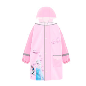 迪士尼冰雪奇缘爱莎公主儿童雨衣XHR