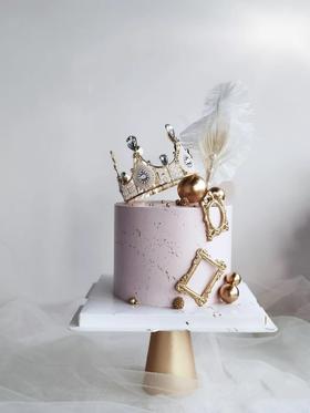 嗨森蛋糕——紫色皇冠